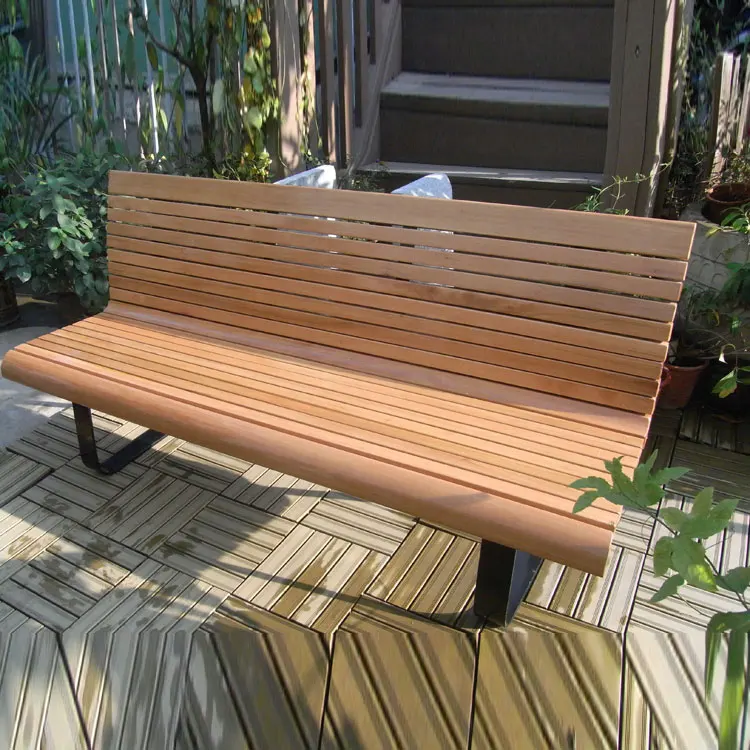 used outdoor wooden bench