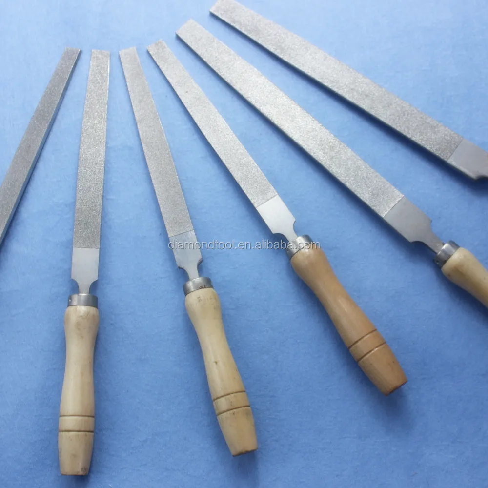 Tungsten Carbide File Or Diamond Needle File Set,Titanium Coated Needle