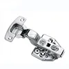 Wardrobe and cabinet clip-on three dimensional adjustment soft closing hinge