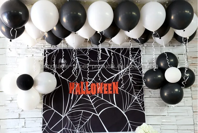 halloween party supplies decorations 12in black white halloween ghost printed party latex balloons party decorations - Black And White Halloween Party halloween party supplies decorations 12in black white halloween ghost printed party latex balloons party decorations - Black And White Halloween Party