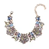 Yiwu Necklace Factory Statement Large Vintage Crystal Costume Necklace Jewelry