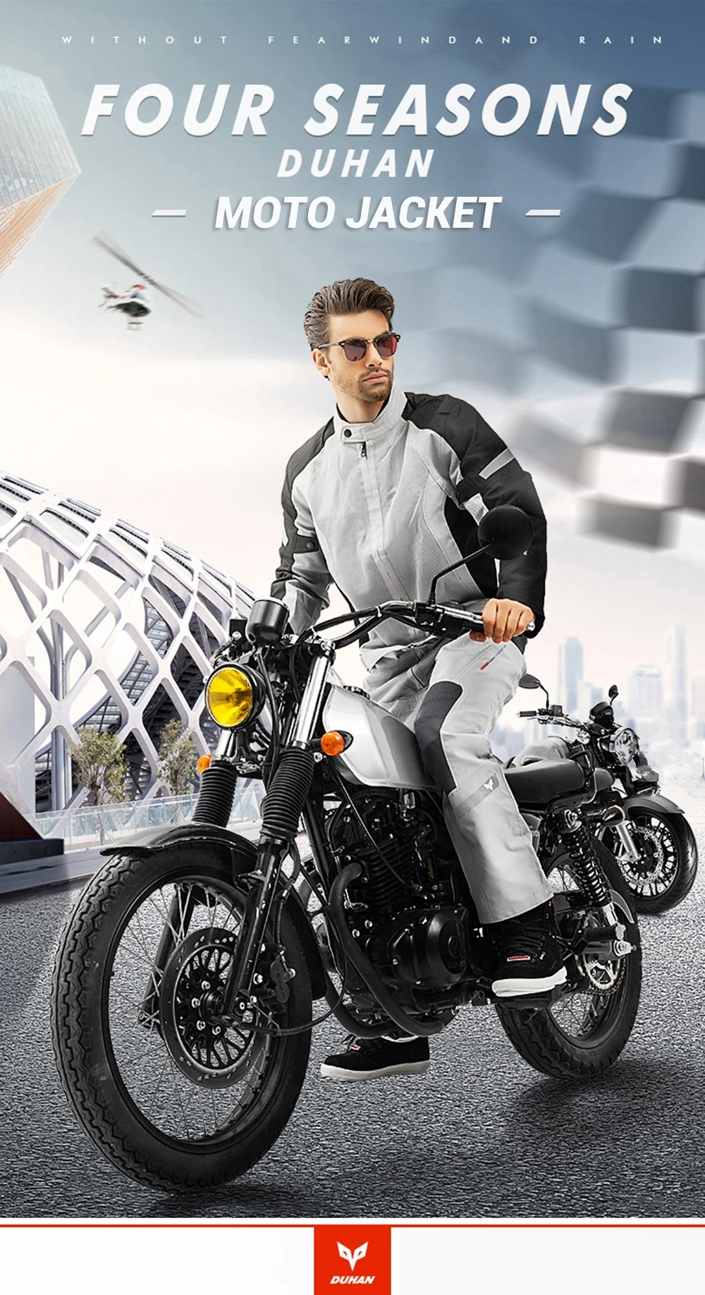 DUHAN Men Riding Motorcycle Jacket Motocross Trousers Summer Mesh Racing Clothes DUHAN Men Riding Motorcycle Jacket Motocross Trousers Summer Mesh Racing Clothes