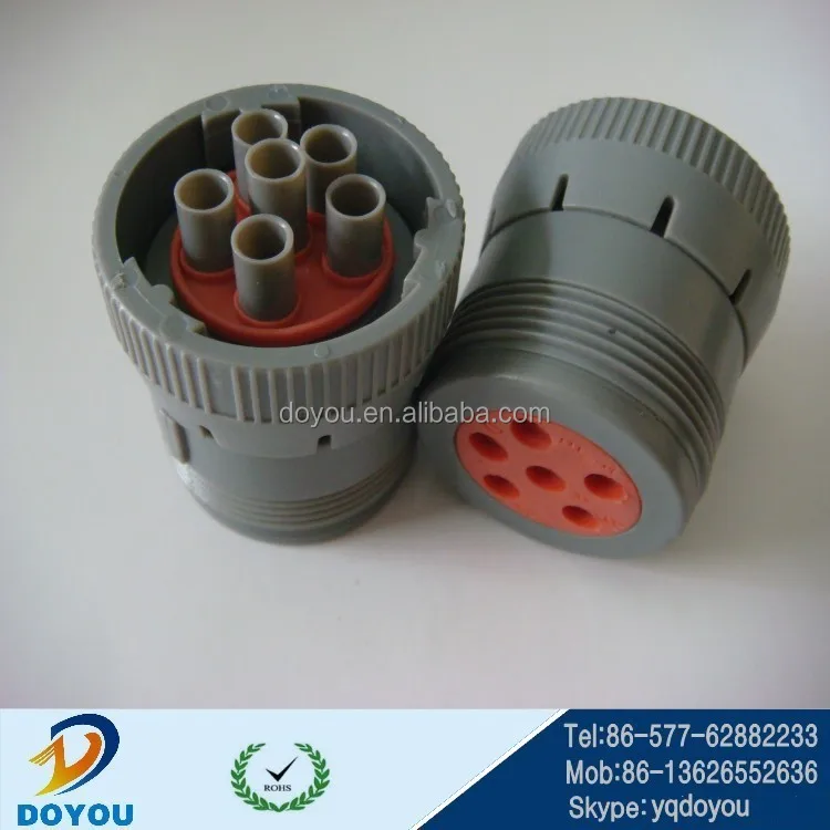 Hd10612p Circular 6 Pin Male Deutsch Connector Buy Hd10612p