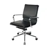 black height adjustable office chair genuine leather 150kg
