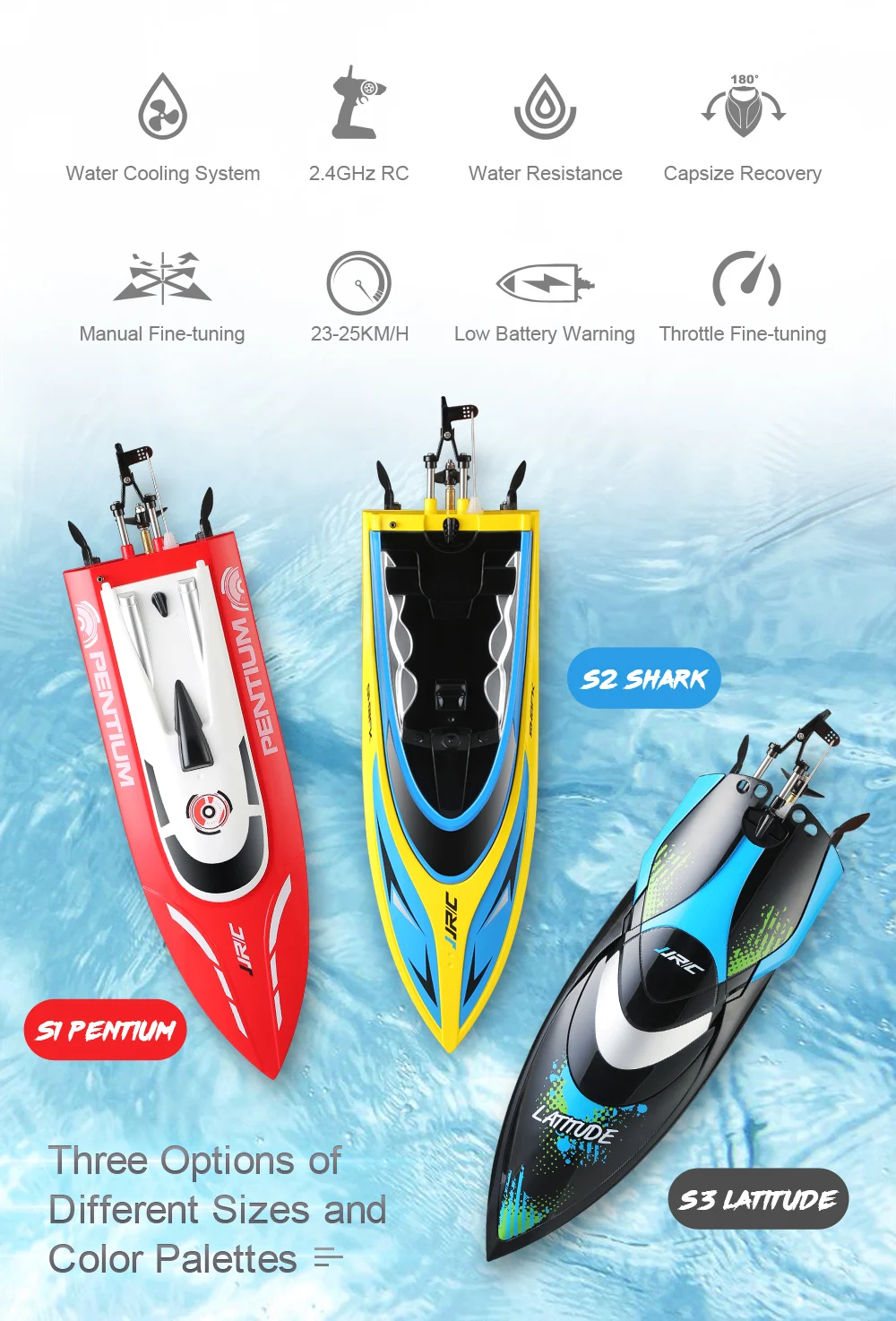 Latitude store rc boat