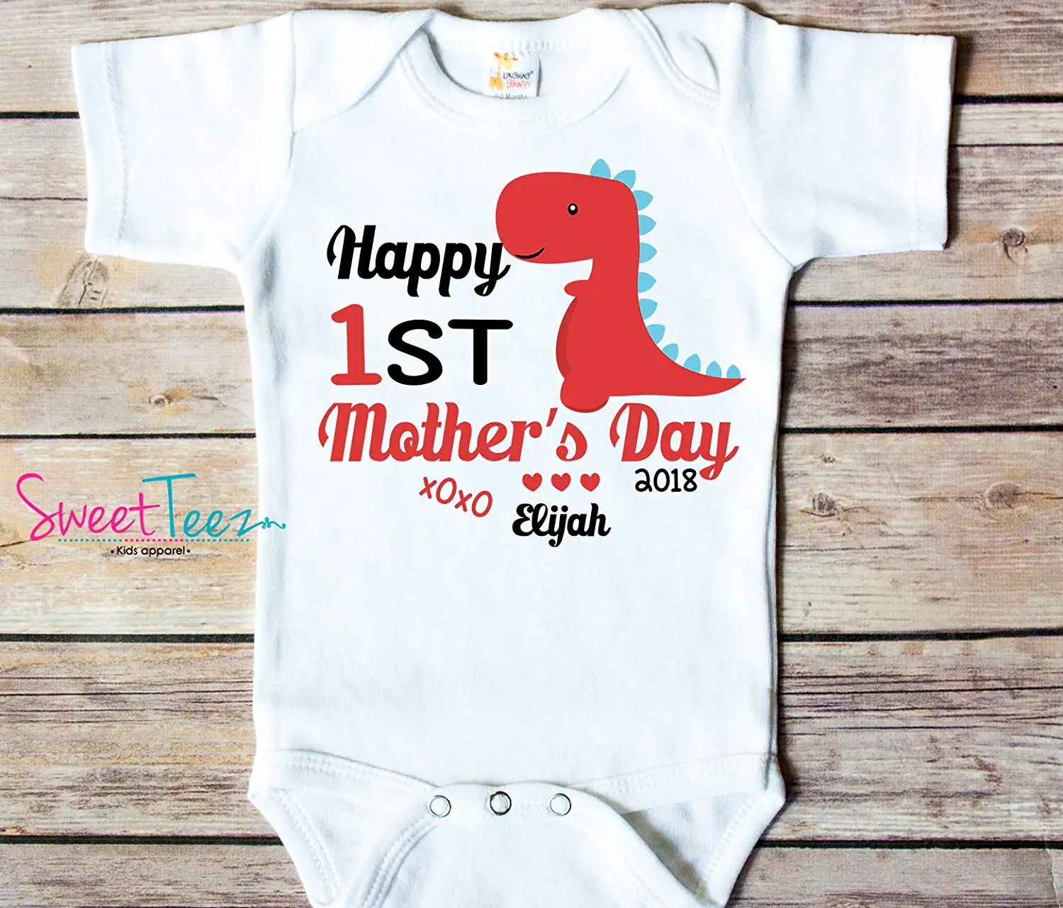 baby's boy first mothers day outfit