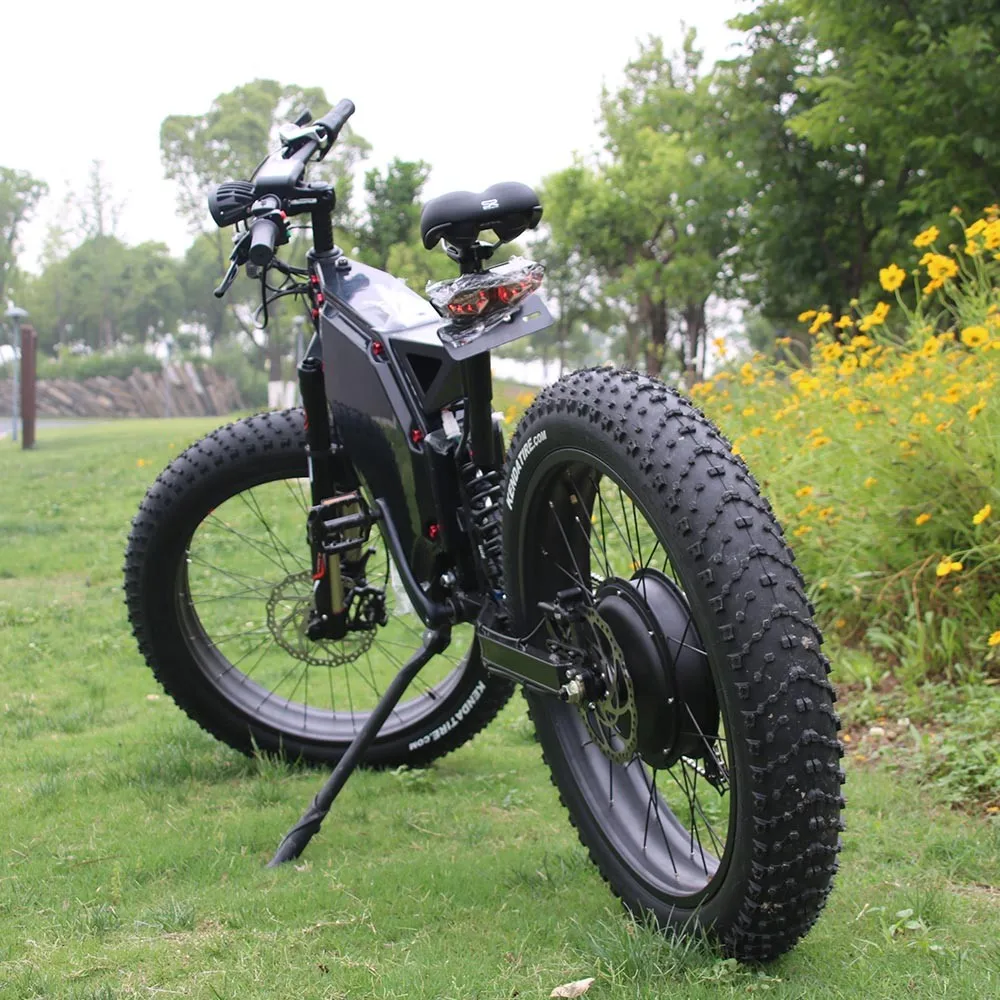 26'' 48v 1500w Cheap Fat Tire Electric Bike / Full Suspension Electric ...