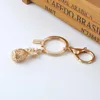 elegance 3D three-dimensional pineapple charm keychain
