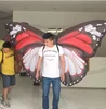 Big vivid inflatable butterfly wings model for decorations or events