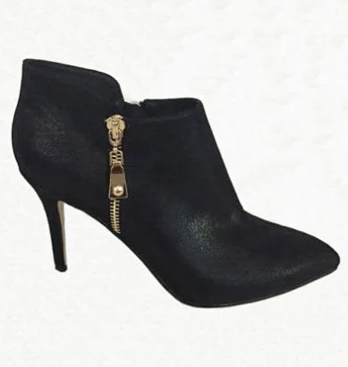 ladies leather dress boots