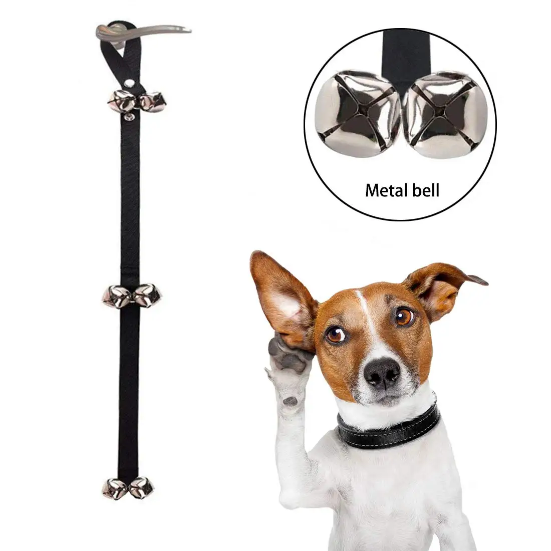 4 Piezas Bolsa de Perro Silbato para controlar el ladrillo de la Mascota GXL Juego de Entrenamiento para Perro Entrenador de adiestramiento para Perros Timbre Ajustable 