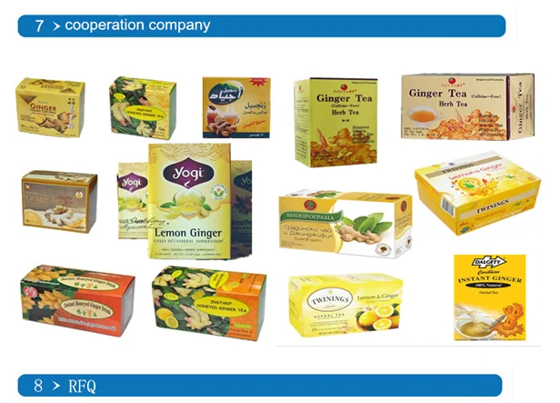 Wholesale FDA, HALAL. KOSHER honey instant Ginger Tea in slimming tea granular manufacturer