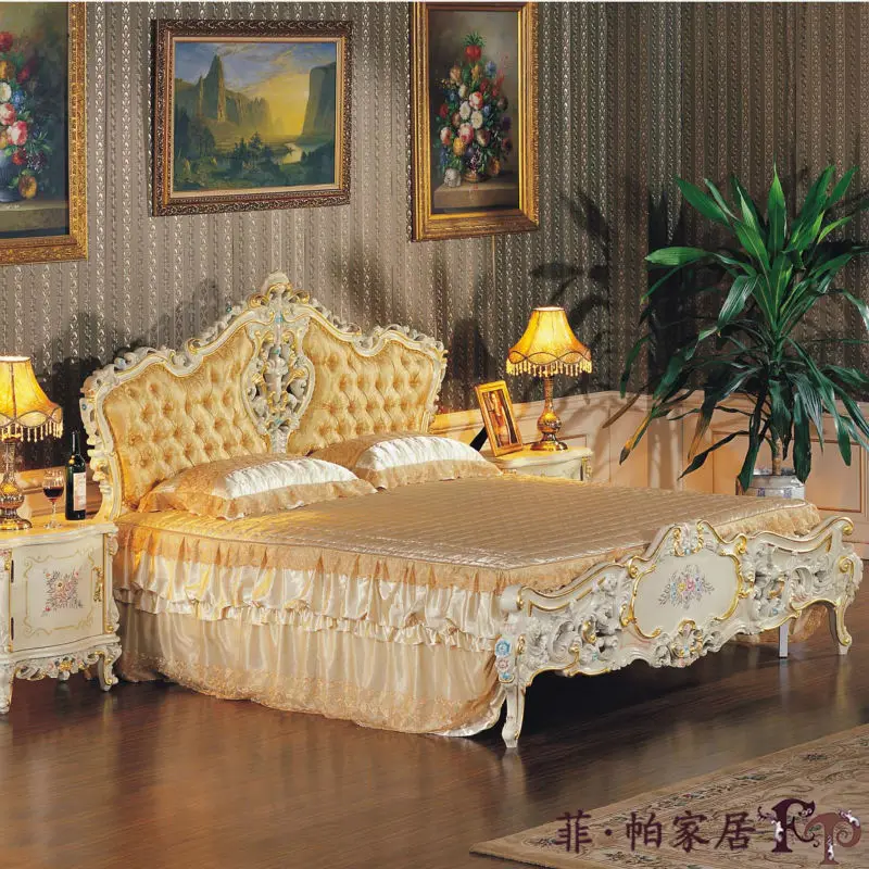 French Provincial Bedroom Furniture Rococo Style Home Furniture Buy Rococo Furniture Home Furniture Wooden Furniture Product On Alibaba Com