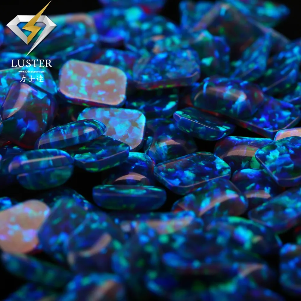 Real Australian Black Fire Opal Most Likely Rectangle Impregnation