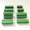 high quality 2.5mm 3.5mm 3.81mm 5.0mm 5.08mm pitch green pluggable screw pcb terminal block