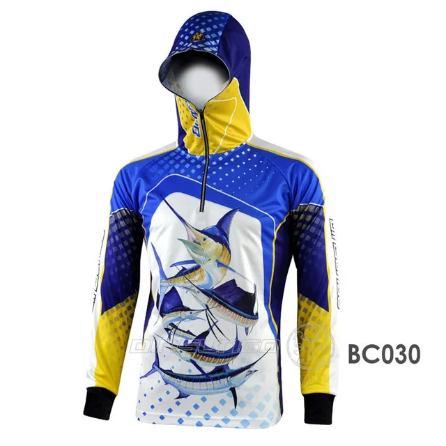 Custom design long sleeve tournament fishing jerseys BC030