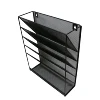 factory hot sell stock custom metal mesh accordion expandable wall mounted hanging wall file organizer