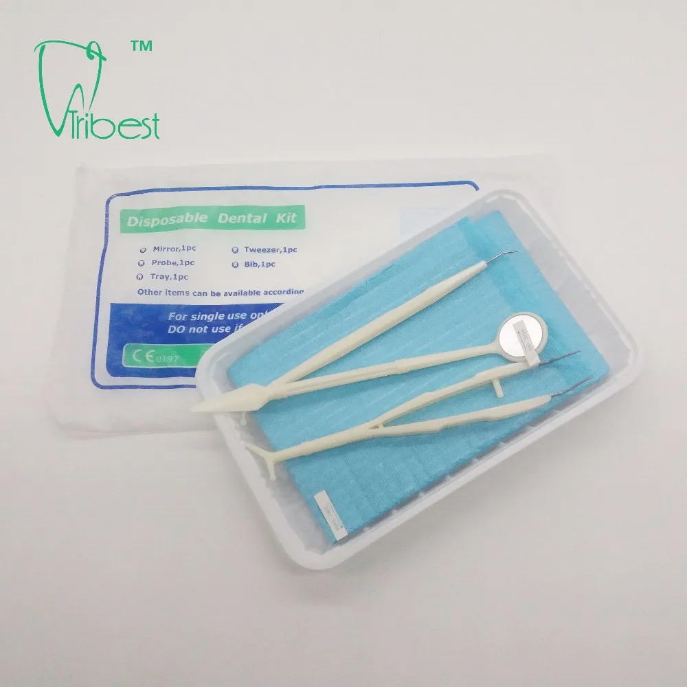 Daily Disposable Dental Examination Sterile Kit 5 In 1 Disposable