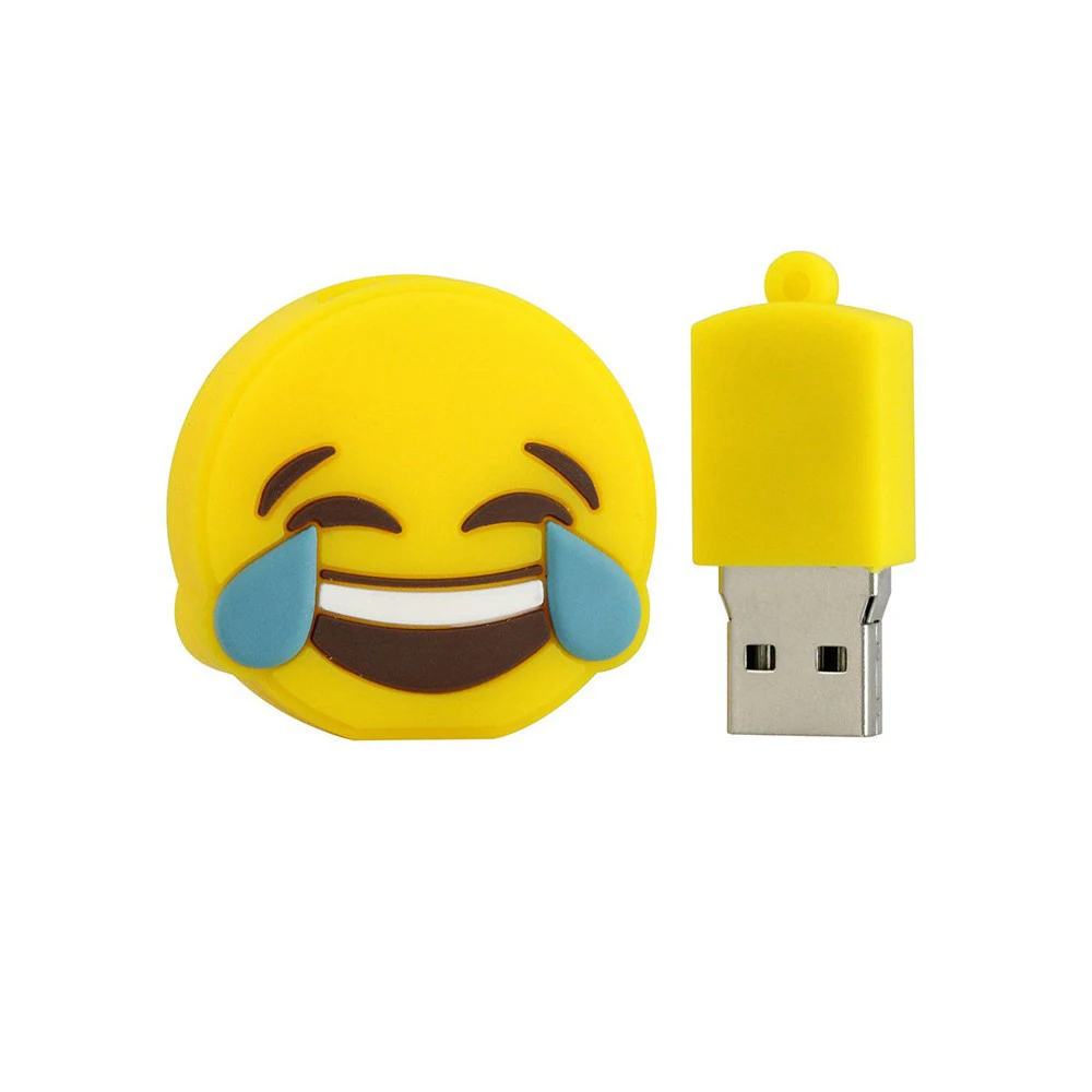 Cartoon Anime Smile Face Emoji Unicorn Custom Rubber Pvc Usb 2.0 3.0 Flash Drive - ANKUX.COM