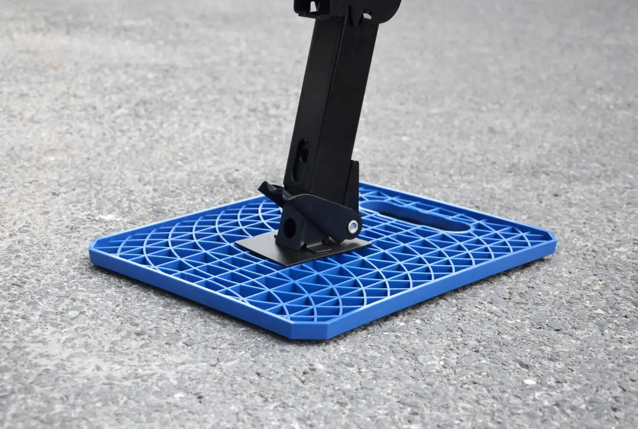 H10001 Heavy Duty Stabilizer Jack Pad For Rv Or Trailer,2 Pack In Blue