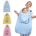 Winter Baby Carrier Cover with pockets for Mom Cloak for Sling Wrap Mantle Cover Backpack Carrier