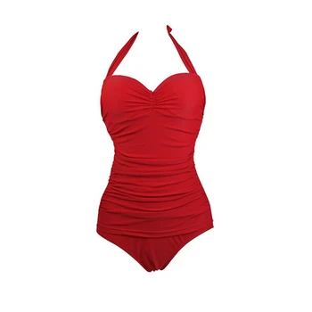 Chinese Red One Piece Woman Sexy Bikini Swimwear - Buy Swimwear Woman ...