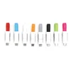 Universal through technology cable mini type C magnetic charging cable 4 in 1 keychain usb cable for iphone 7 charger