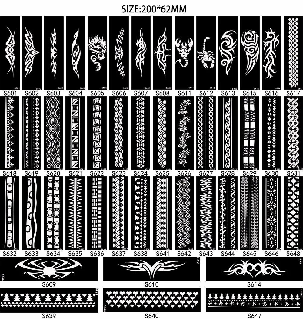 Custom Glitter Henna Tattoo Stencil Art Angel Wing Stickers In Stock Buy Glitter Tattoo