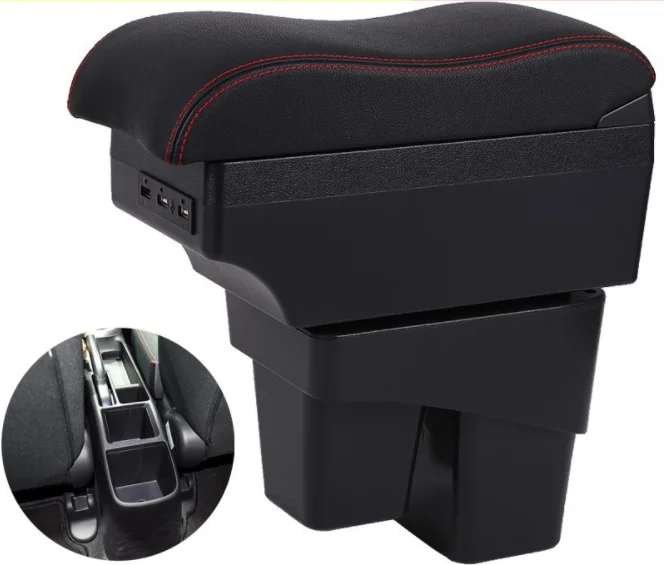 New Leather Car Center Console Armrests Storage Box For Suzuki Swift 20082016 2017 Buy Swift
