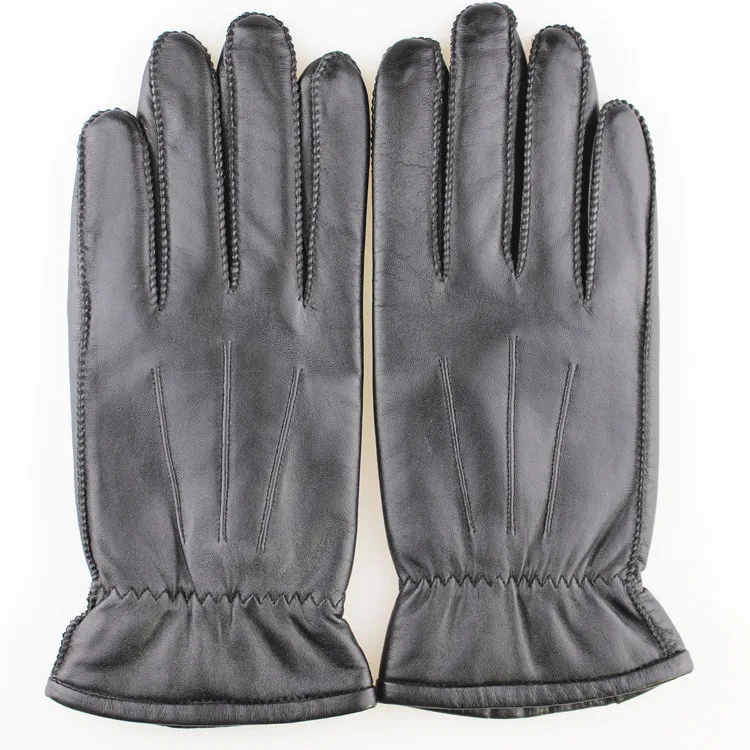 Men's New Style High Design Soft Sheepskin Leather Gloves