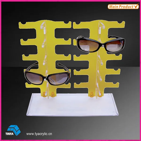 Fashion Design 3 Pair Sunglasses Eye Glasses Frame Rack Eyewear Counter