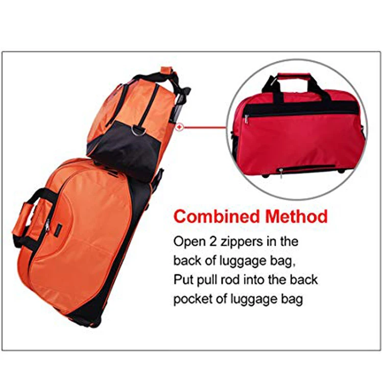 OEM custom travel rolling duffel bag for men and woman