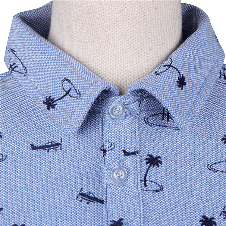 Wholesale Boys Cotton Clothes Wear Plain Polo Short Sleeve T Shirt Children.JPG
