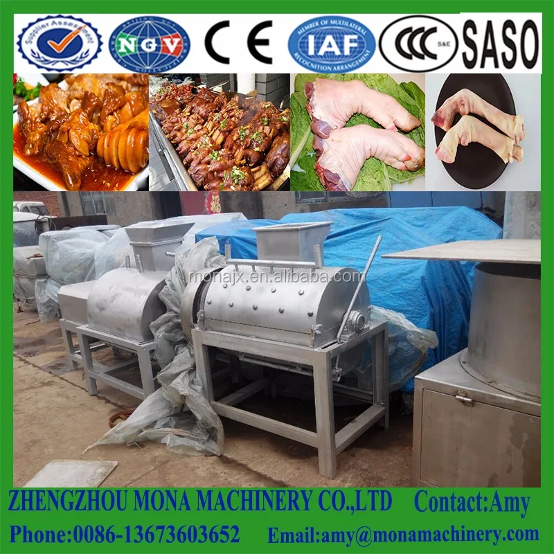 Factory Price Pig Leg Head Depilating Machinecow Sheep Feet Trotters