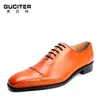 Goodyear manual senior men's leather shoes custom made men's shoes size code to do business dress shoes