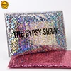 Sinicline Best Selling Unique Design Glitter Plastic Bag Holographic Bubble Zip Lock Bag