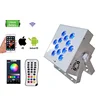 12x12w Battery Led Par Can RGBWA+UV 6 in 1 DMX Rechargeable Lithium Battery WiFi Wireless LED Par Light