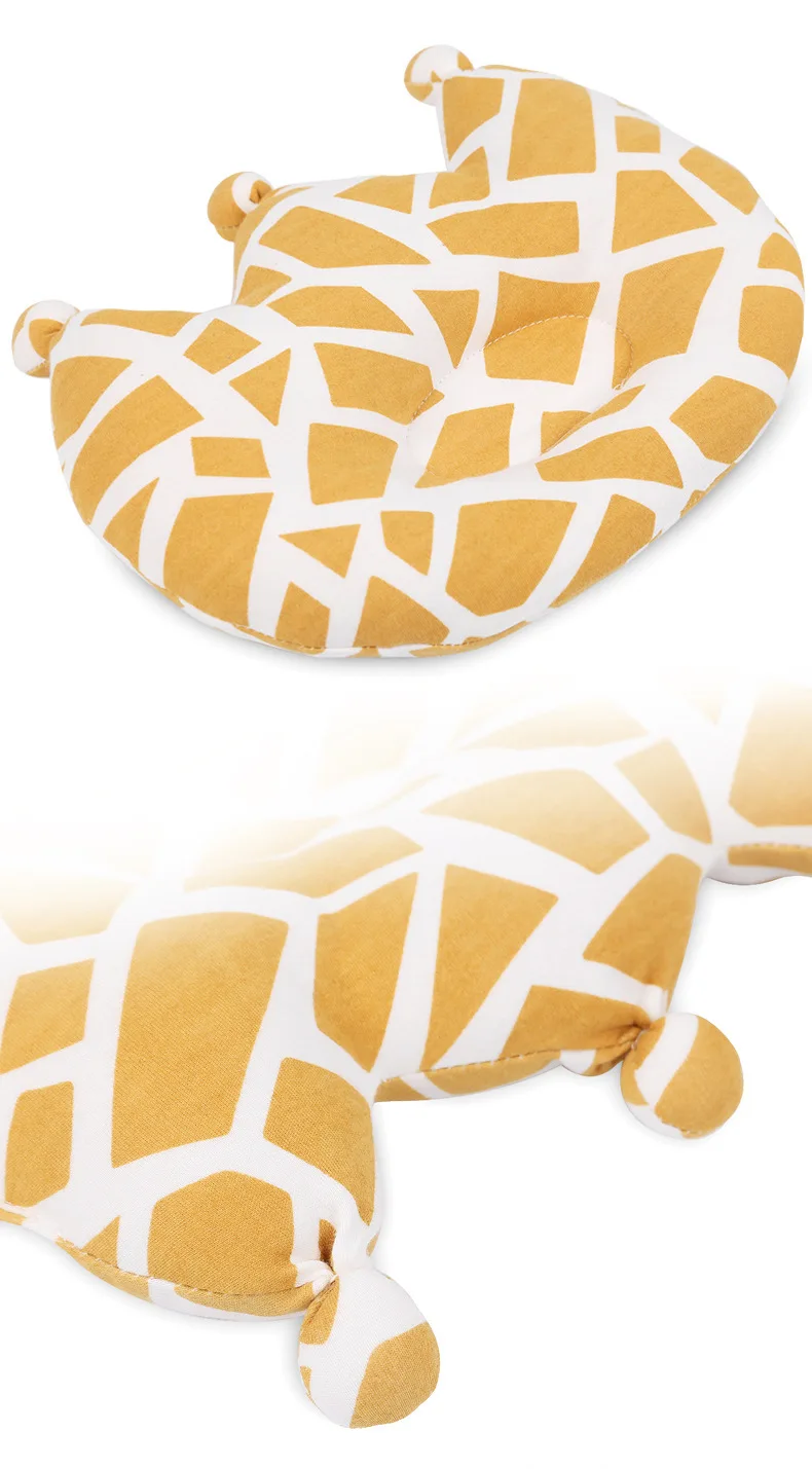 高品质100% 纯棉皇冠造型宝宝头部塑形枕头