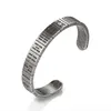 Marlary Custom Creative Luck Mahjong Stainless Steel Vintage Cuff Bangle For Men