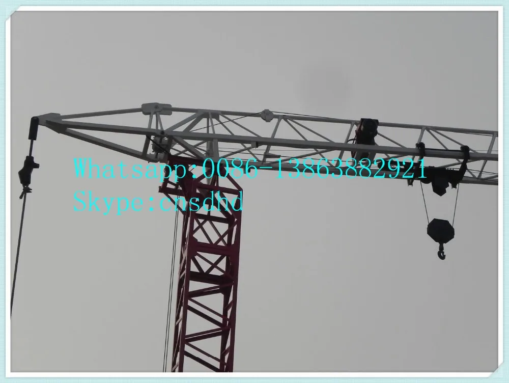 mini 2t tower crane small tower crane QTK20 fast erecting tower crane