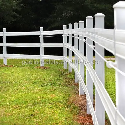 Geelian Poly Tape Flexible Rail Electric Vinyl Horse Fencing,Flex