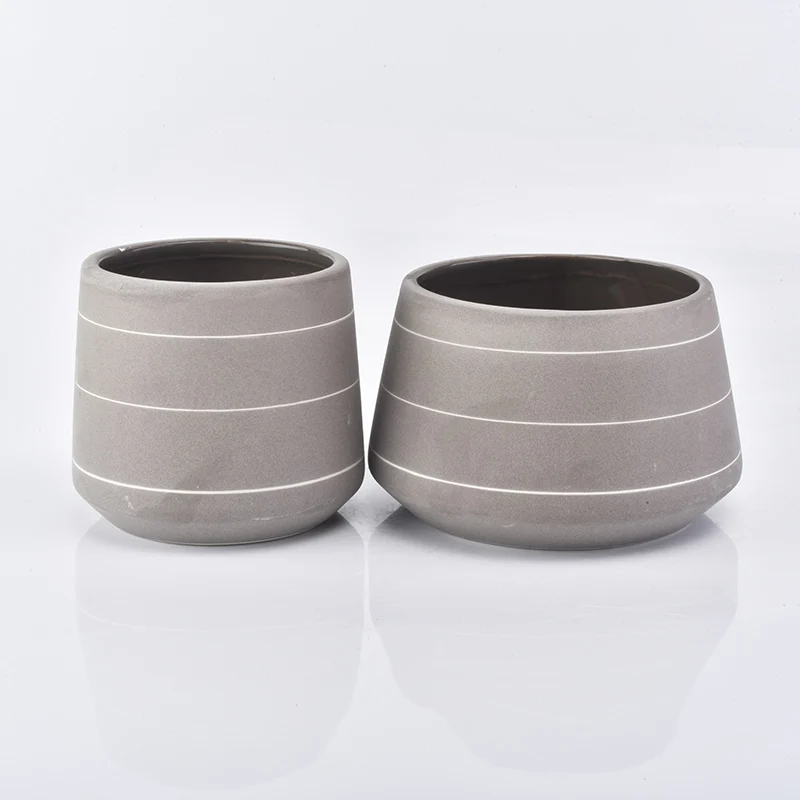 Wholesale Colorful Empty Ceramic Candle Jar