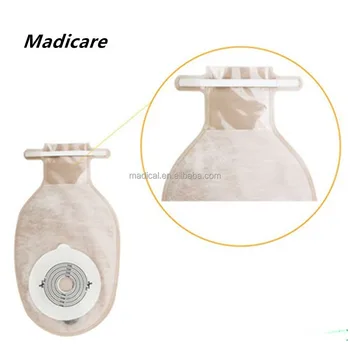 20 60mm Oem One Piece System Open Hydrocolloid Colostomy Bag Ostomy Drainable Pouch For Stoma Care Stomach Ileostomy Bags Men