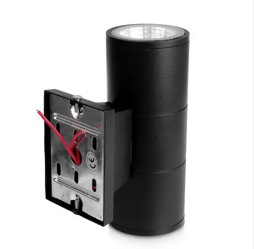 Waterproof AC 85-265V Up Down Dual-Head 6W 10W Outdoor COB LED Wall Light