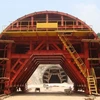 Tunnel lining trolley steel formwork for Double-track highway construction project