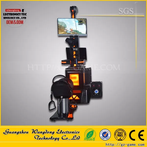 Wangdong 2017 rides amazing 9D VR shooting games /simulator horse riding HTC vive