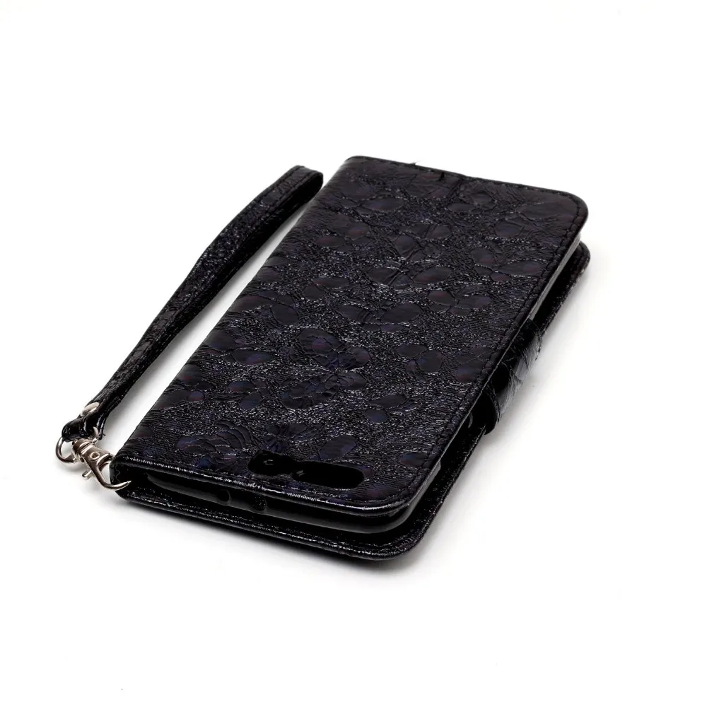 Book Wallet Laser butterfly leather flip phone case for Huawei P10 / P10 plus