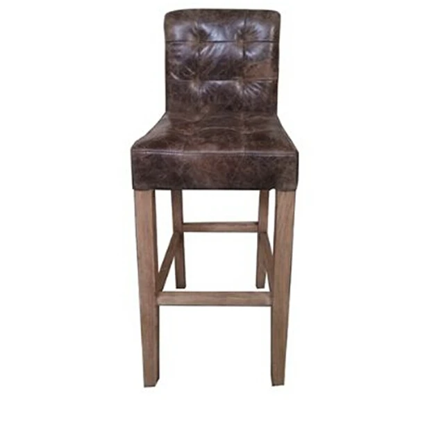 Vintage Club Distressed Leather Bar Industrial Stool View Distressed Leather Bar Industrial Stool Defaico Product Details From Henan Defaico Import