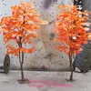 Q080709 make artificial red maple bonsia tree wholesale ornamental foliage artificial plant