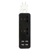 Multi Socket Universal Adaptor for Travel with Safety Shutter and USB Ports